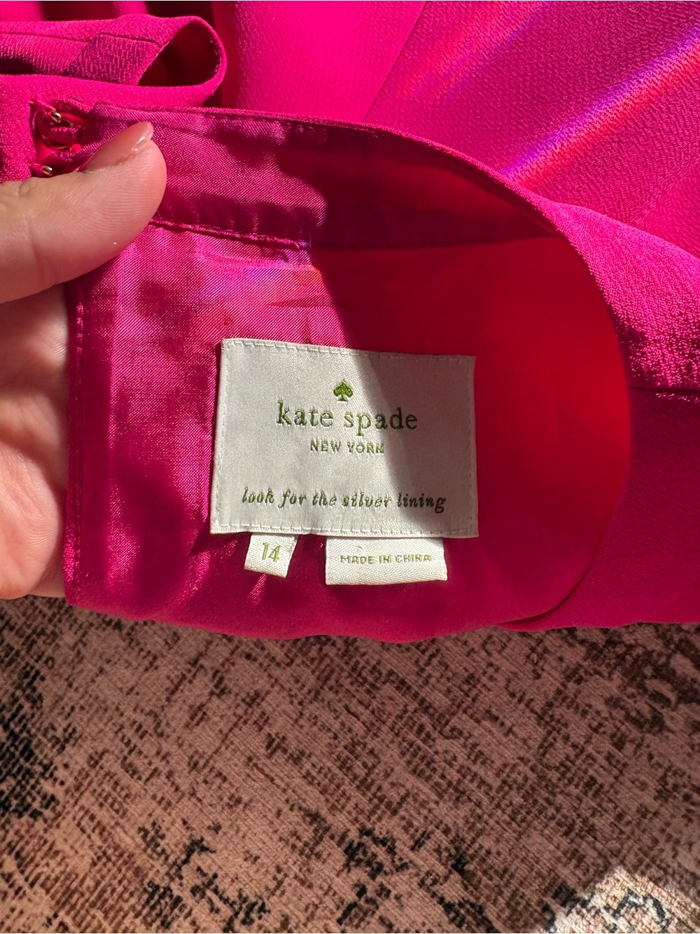 kate spade Bright Fuchsia Dress